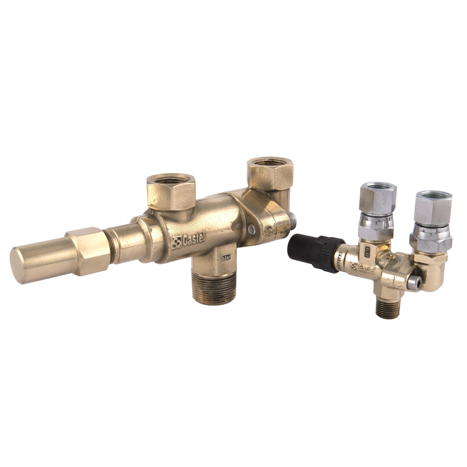 Aces Castel Changeover Valve (Dual Port) 3032/44 (1/2" NPT Inlet x 1/